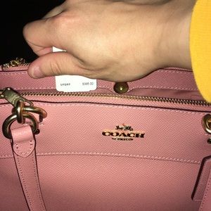 Coach Pink Tote Handbag